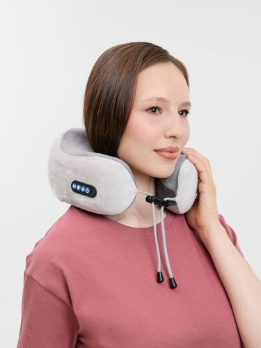 Дорожная подушка-массажер inRelax, ver.2, серая 7