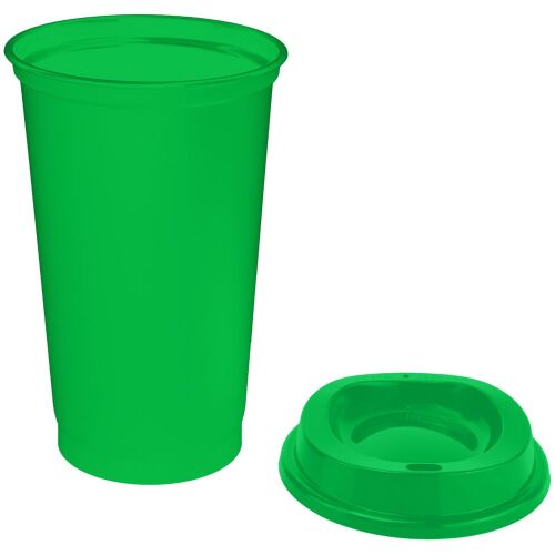 Стакан с крышкой Color Cap, зеленый 2 Стакан с крышкой Color Cap, зеленый 2