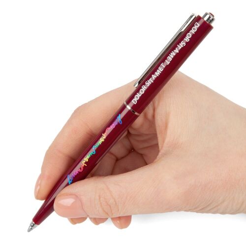 Ручка шариковая Senator Point, ver.2, бордовая 4 Ручка шариковая Senator Point, ver.2, бордовая 4