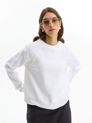 Свитшот унисекс Space, белый, размер XS 4