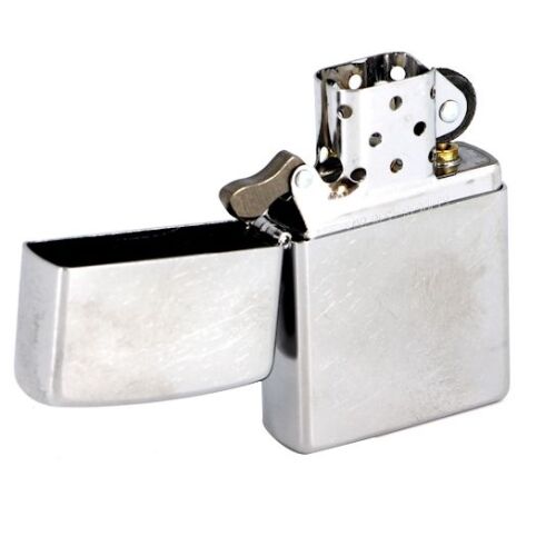 Зажигалка Zippo Armor Brushed, матовая серебристая 4