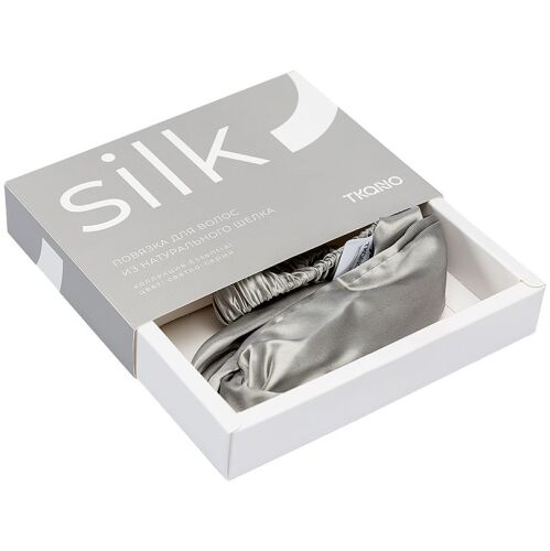 Повязка для волос Essential, светло-серая 4