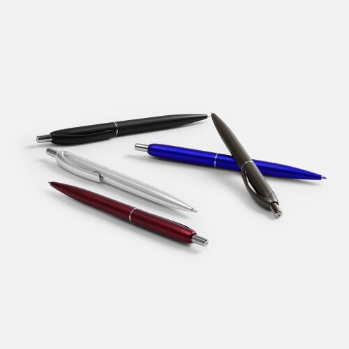 Ручка шариковая Bright Spark, черный металлик 5