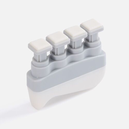 Эспандер кистевой FingerTap, серый с белым 4