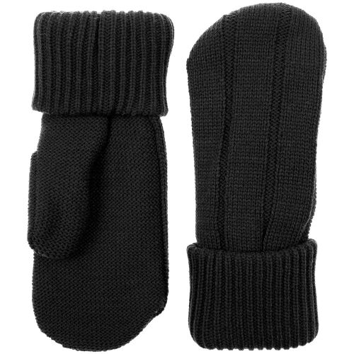 Варежки Knit Beat, черные, размер S/M 1 Варежки Knit Beat, черные, размер S/M 1