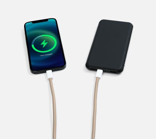 Кабель-ланьярд energyFlex Pro, серо-бежевый 4
