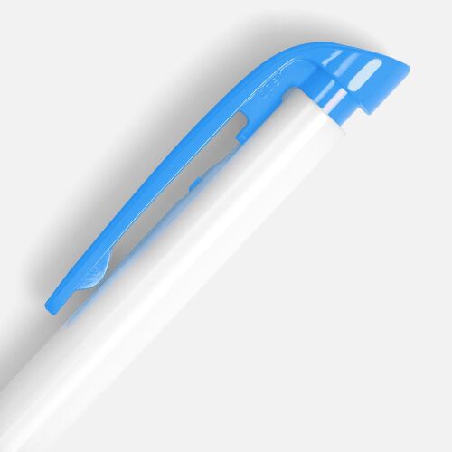 Ручка шариковая Favorite, белая с голубым 3 Ручка шариковая Favorite, белая с голубым 3