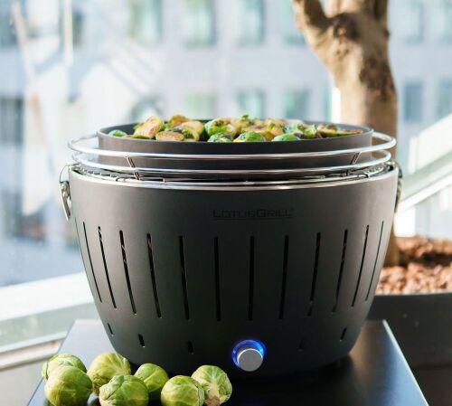 Угольный гриль Lotus Grill Classic, серый (антрацит) 4