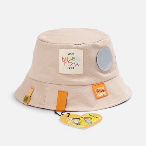 Квадратный шильдик на резинку Direct, матовый золотистый 6