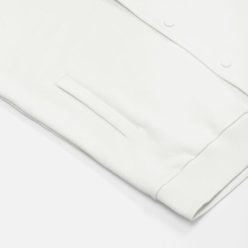 Бомбер унисекс Nuppu, молочно-белый, размер S 1