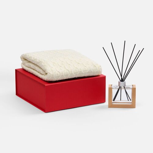 Коробка складная Quadra Fold, красная 5