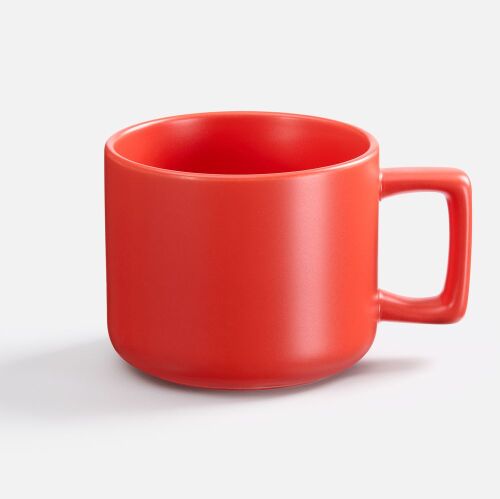 Чашка Jumbo в коробке матовая, красная 1