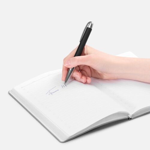 Ручка шариковая Arc Soft Touch, черная 4