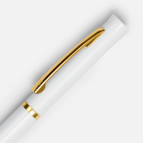 Ручка шариковая Euro Gold, белая 3 Ручка шариковая Euro Gold, белая 3