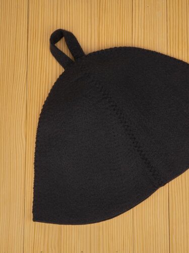 Банная шапка Heat Off, черная 3
