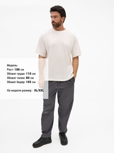 Футболка унисекс T2, молочно-белая, размер XL/XXL 4