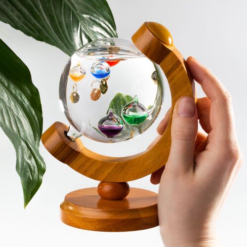 Термометр-шар «Галилео» в деревянном корпусе 3