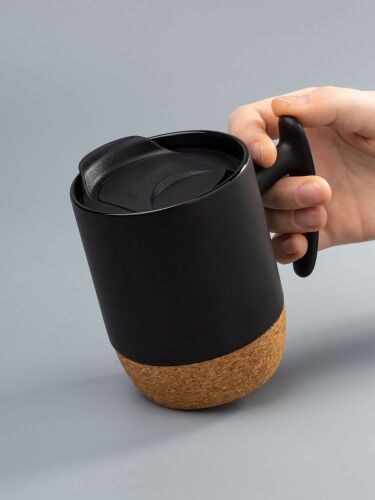 Кружка Corky Grip, черная 5