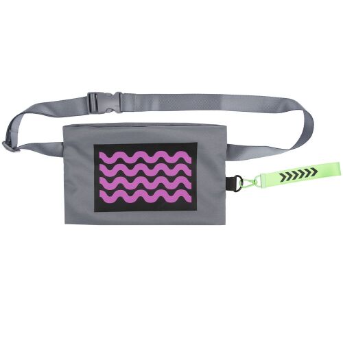 Поясная сумка W2, серая 6