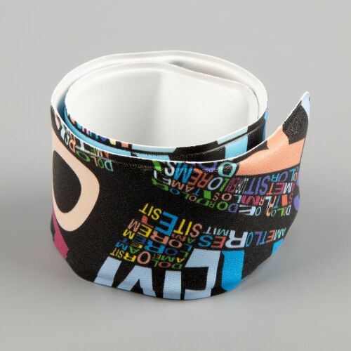 Браслет Slap с печатью на заказ 4