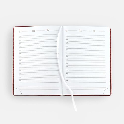 Ежедневник Sagrin, недатированный, красный 6