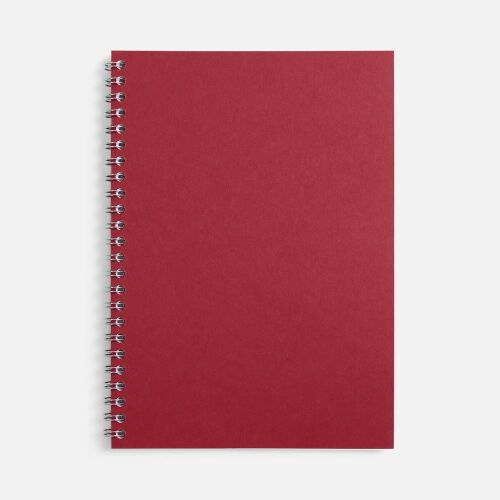 Блокнот Salvador в клетку, красный ver.2 2