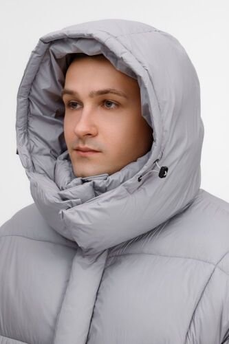 Пуховик унисекс Kapsula, серый, размер ХS/S 13