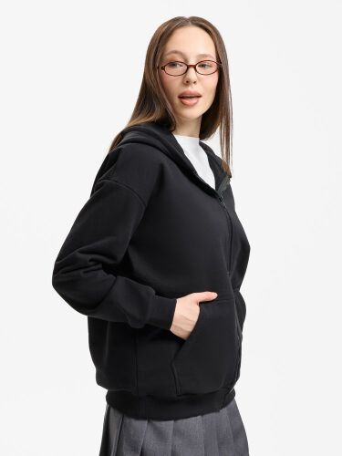 Толстовка унисекс оверсайз Sartoro, черная, размер XL/XXL 6