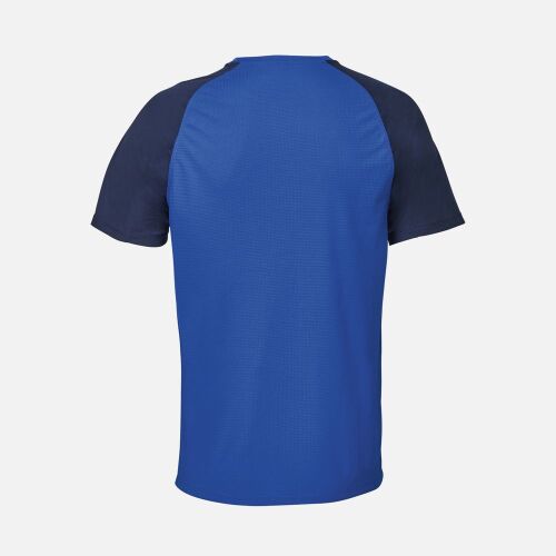 Футболка спортивная унисекс Vortex, темно-синяя с ярко-синим, ра 2