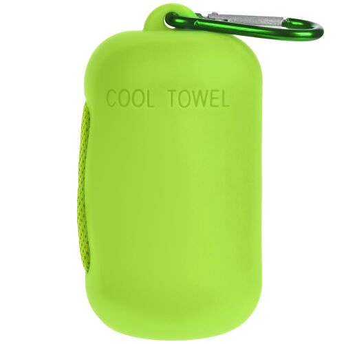Охлаждающее полотенце Narvik в силиконовом чехле, зеленое яблоко 2