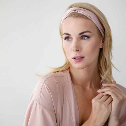 Повязка для волос Essential, розовая (пыльная роза) 2