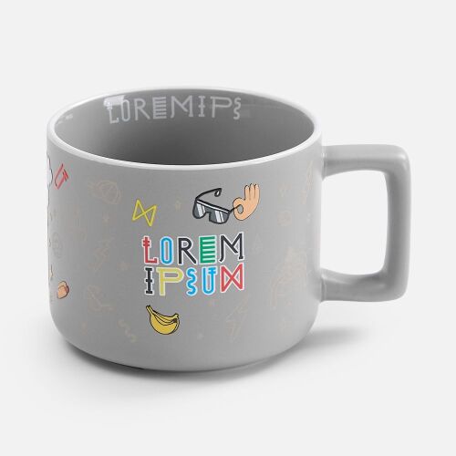 Чашка Fusion, ver.2, серая 5