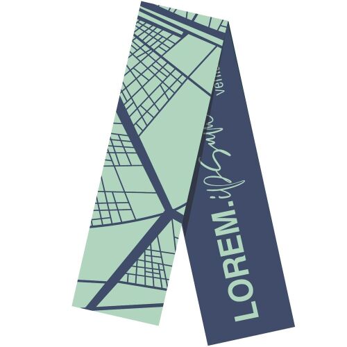 Шарф Tricksy Classic Net, XXL на заказ, акрил 2