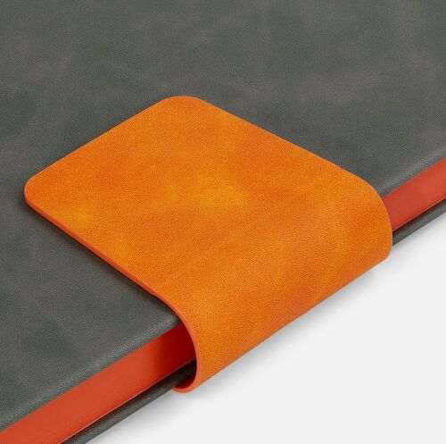 Ежедневник Grande Strap на заказ, датированный, серый 4 Ежедневник Grande Strap на заказ, датированный, серый 4