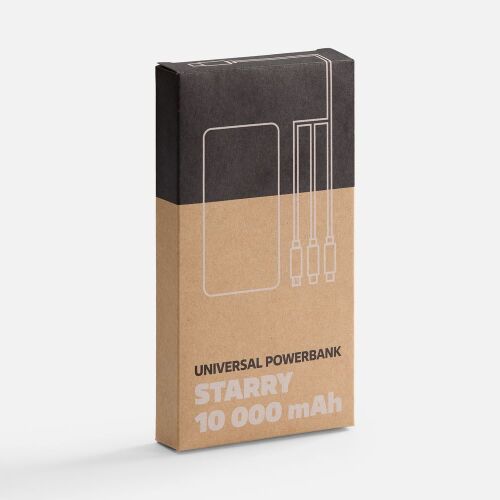Аккумулятор Uniscend Starry, 10000 мАч, темно-серый 6