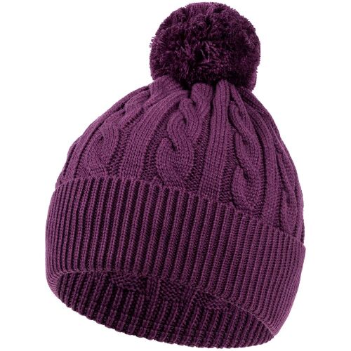 Шапка Heat Trick, баклажановая 1