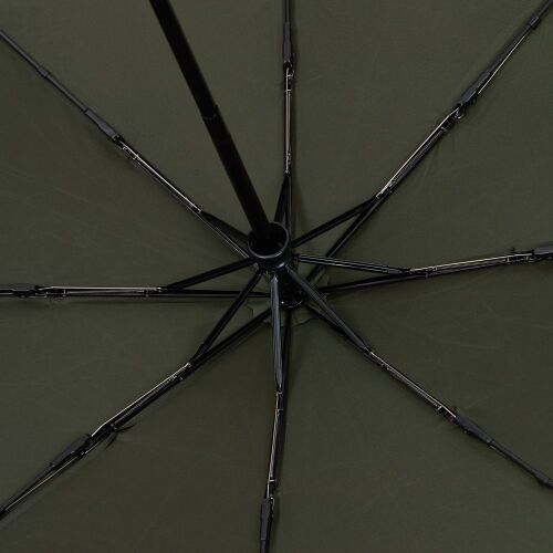 Зонт складной Cloudex, зеленый (хаки) 2