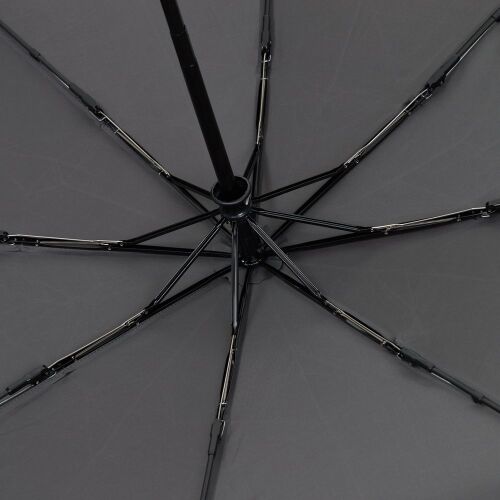 Зонт складной Smooth Move с плавным закрытием, серый 3