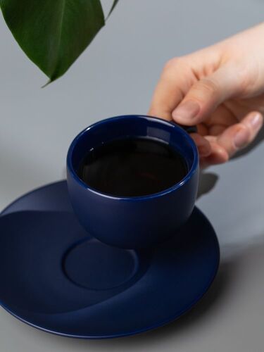 Чайная пара Stansa, темно-синяя 7