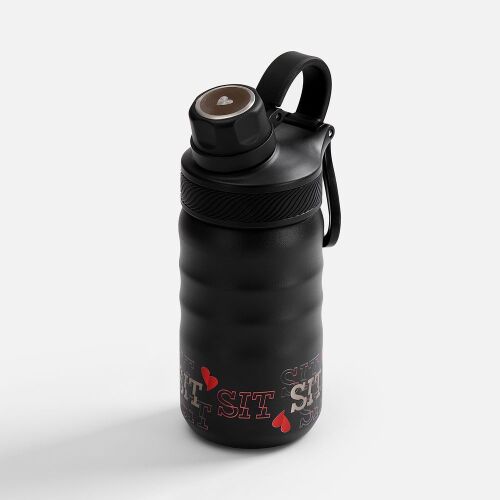 Термобутылка Fujisan 2.0 без логотипа, черная 6