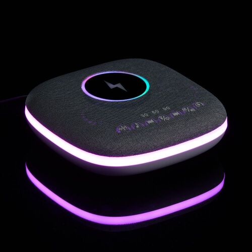 Bluetooth колонка с беспроводной зарядкой и подсветкой Terrafoni 2