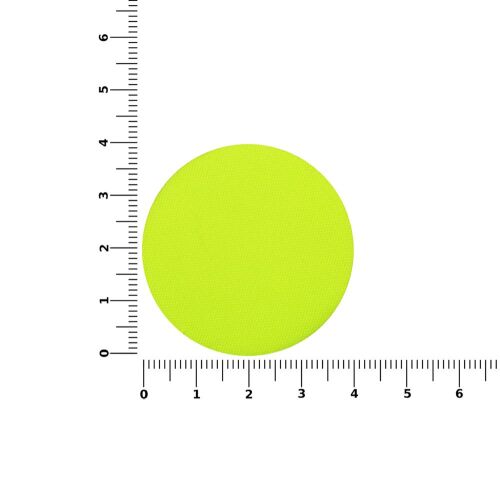 Наклейка тканевая Lunga Round, M, желтый неон 3