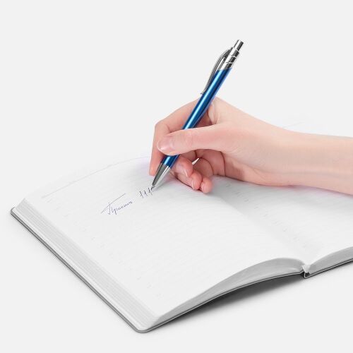 Ручка шариковая Undertone Metallic, синяя 4