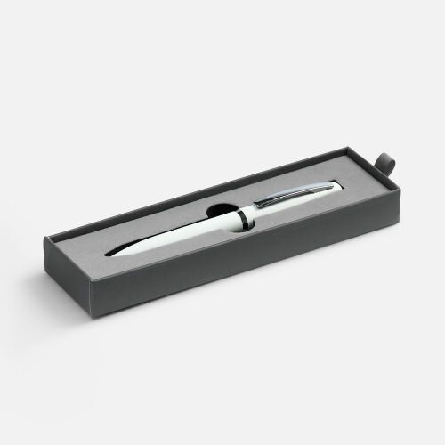 Ручка шариковая Bolt Soft Touch в футляре, белая 1 Ручка шариковая Bolt Soft Touch в футляре, белая 1