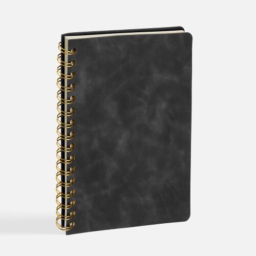 Ежедневник Spiral, недатированный, черный 2