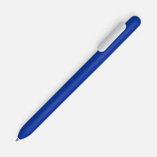 Ручка шариковая Swiper Soft Touch, синяя с белым 1 Ручка шариковая Swiper Soft Touch, синяя с белым 1