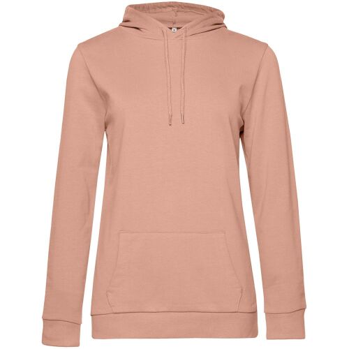 Толстовка с капюшоном женская Hoodie, бежевая (nude), размер XS 1