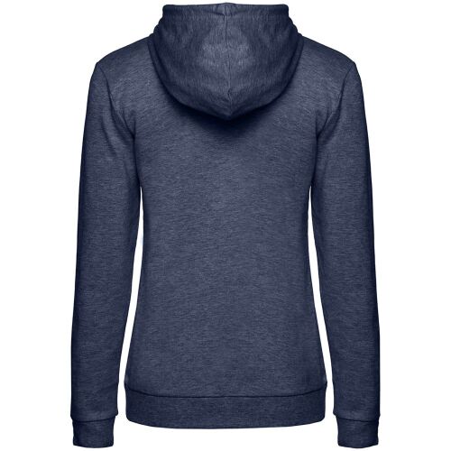 Толстовка с капюшоном женская Hoodie, синий меланж, размер XXL 2