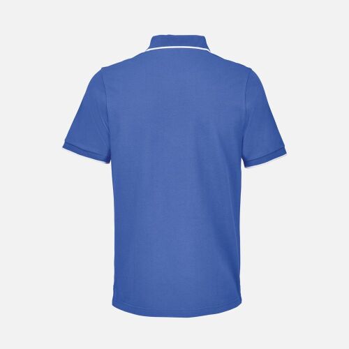 Рубашка поло унисекс Palermo, ярко-синяя с белым, размер M 1