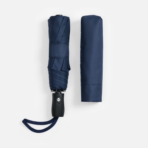 Зонт складной Brellix, темно-синий 6